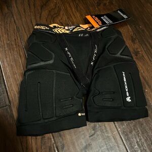 ShockSkin LAX Relax Fit 5-Pad Short Ultra Carbon Flex Cup Sz Boys Youth Small